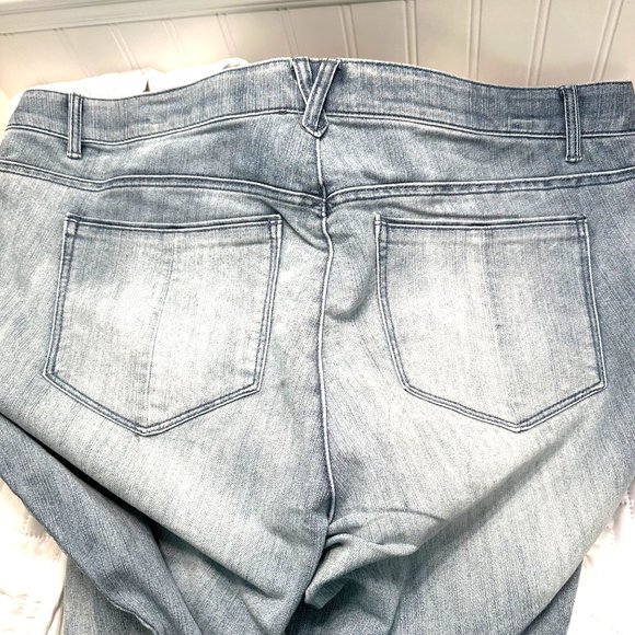 DEMOCRACY Size 22 Plus Ab Solution Girlfriend Ankle Jeans - Picture 7 of 12